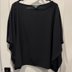 Batwing Black Blouse